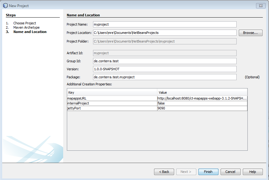 netbeans archetype