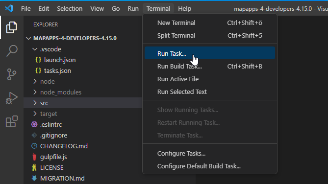 vscode runtask 01