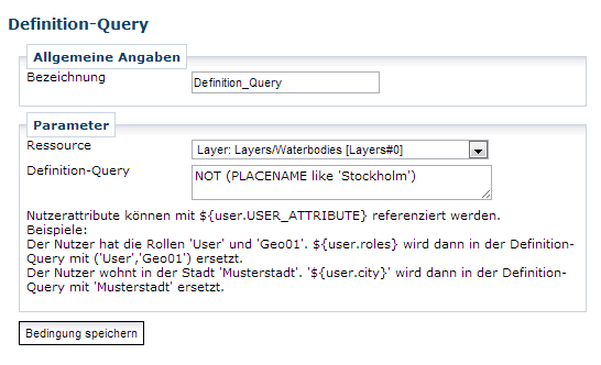 ags definition query de