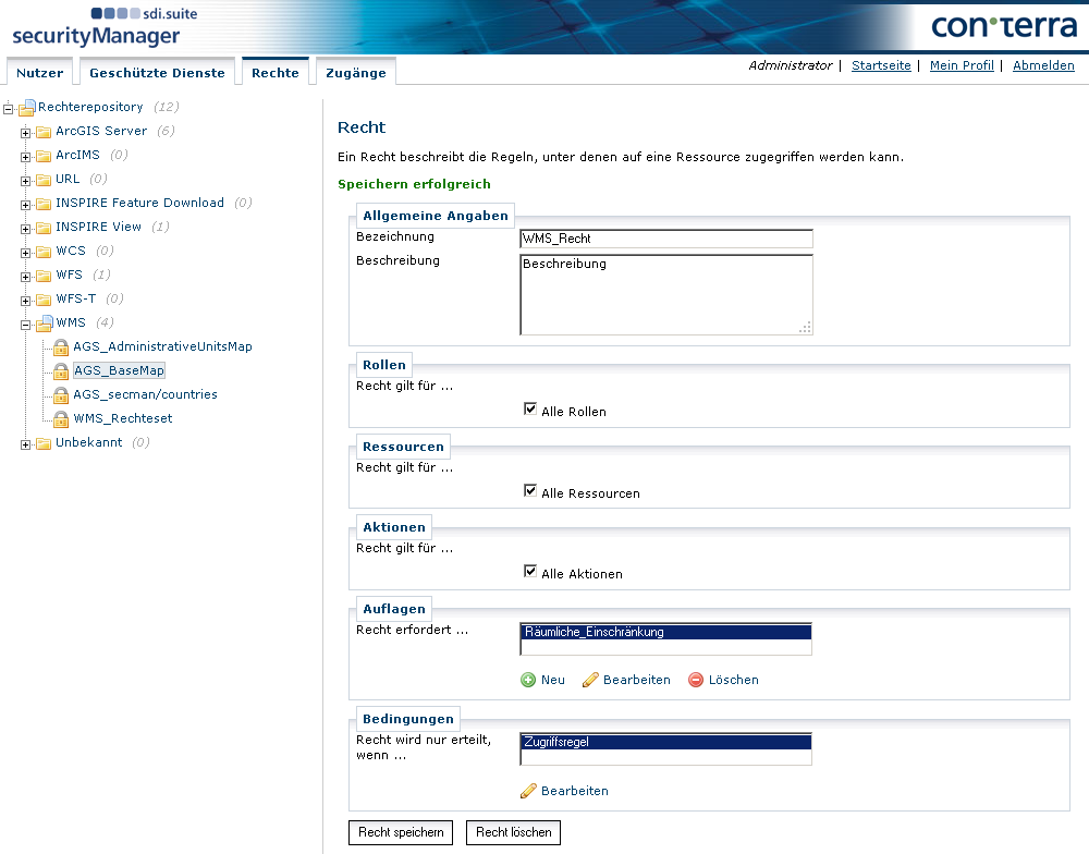 wms access de