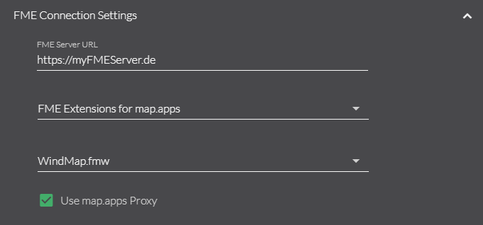 fme connection settings