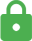 green lock icon