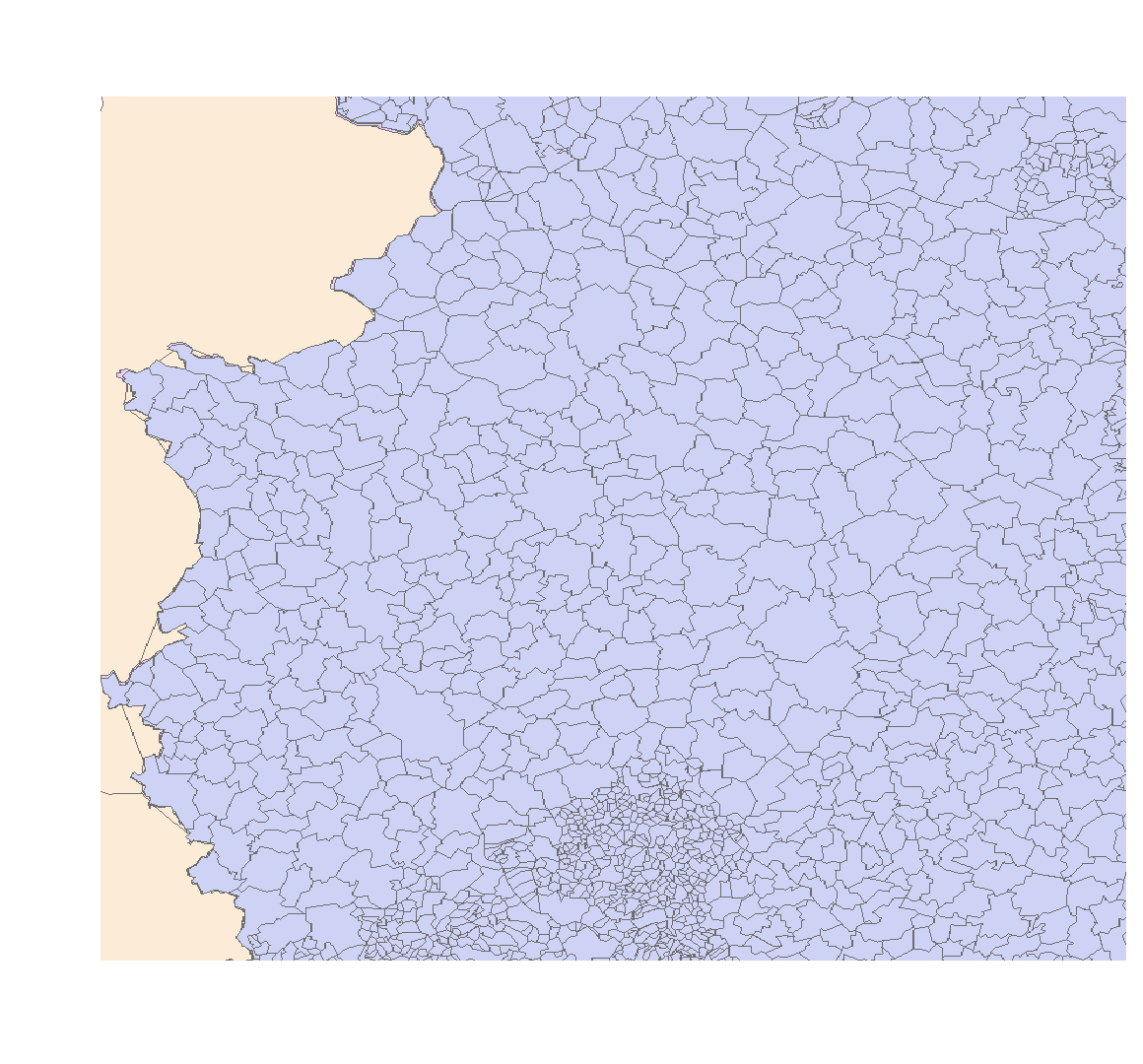GetMap request where the map section is rectangular around NRW and the rest is white