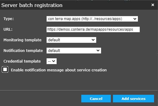 multiple service registration en